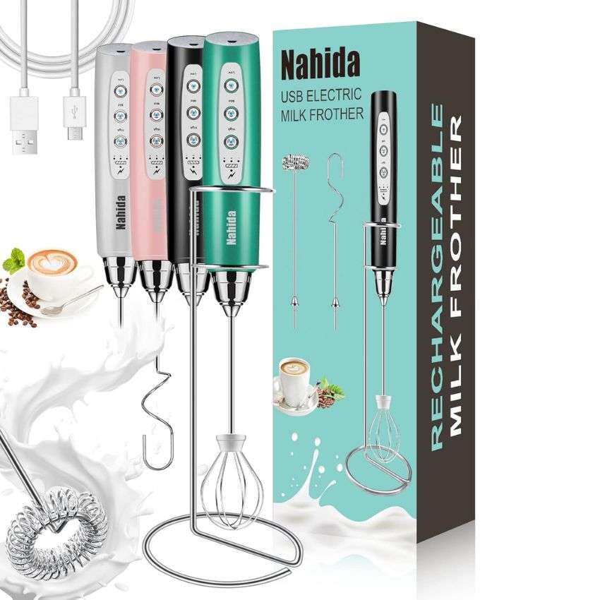 Nahida Handheld Milk Frother for Coffee